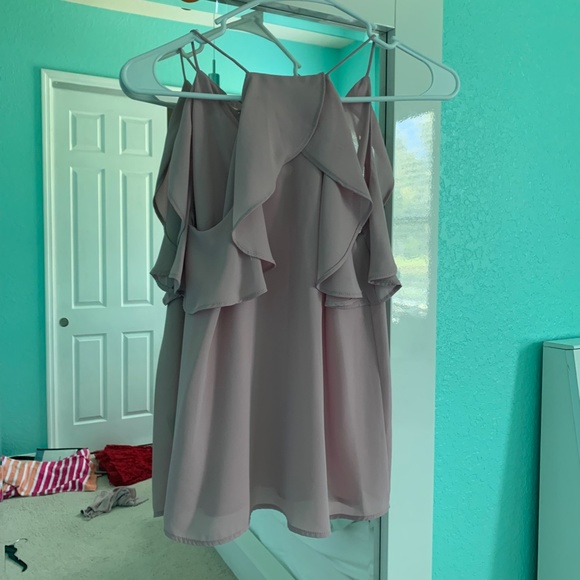 HOLLISTER, EXPRESS, & HIPPIE ROSE NEUTRAL PINK TANK TOPS BUNDLE - Picture 8 of 9